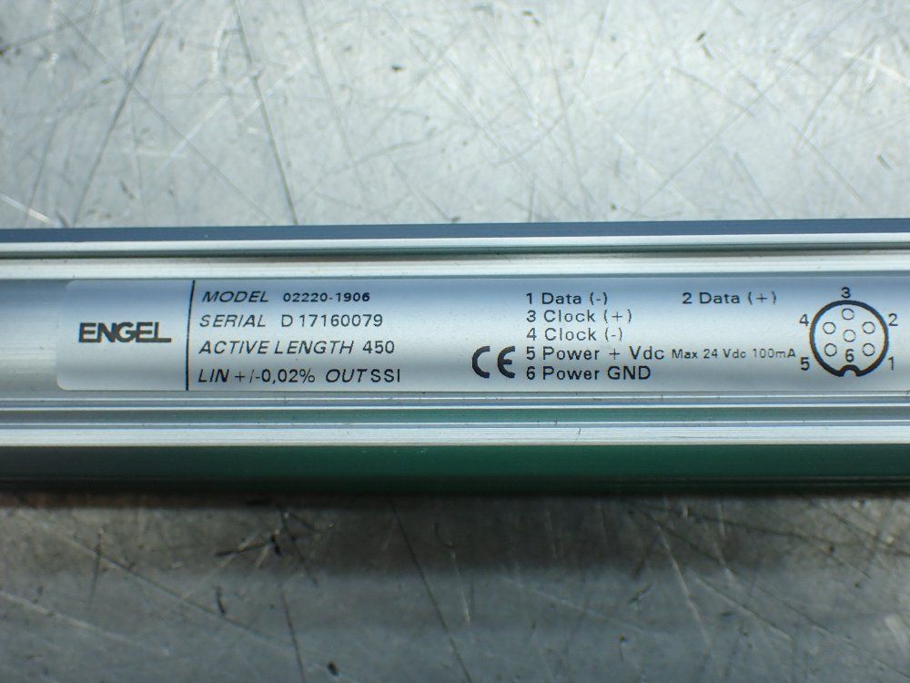 Engel Contactless Linear Position Transducer - Mk4-s-b-0750-b-3-xl0449 0000xx14x00x0xx