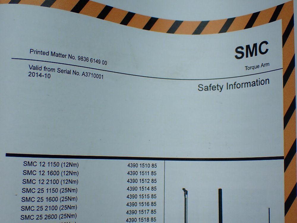 Atlas Copco Carbon Telescopic Torque Arm - 4390151185