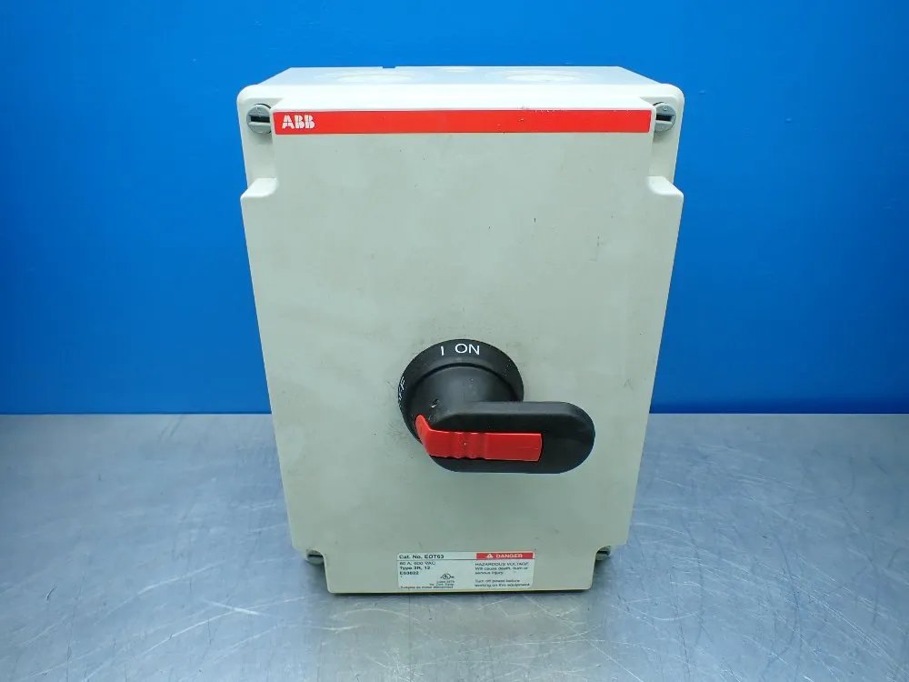 Abb Enclosed Disconnect Switch - Eot63