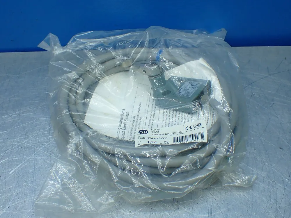 Allen-bradley Compact Limit Switch, 3 Meter Cable - 802b-csaaxsxc3