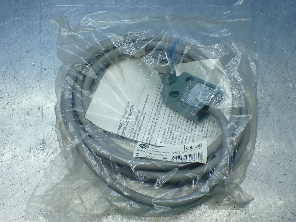 Allen-bradley Compact Limit Switch, 3 Meter Cable - 802b-csaaxsxc3