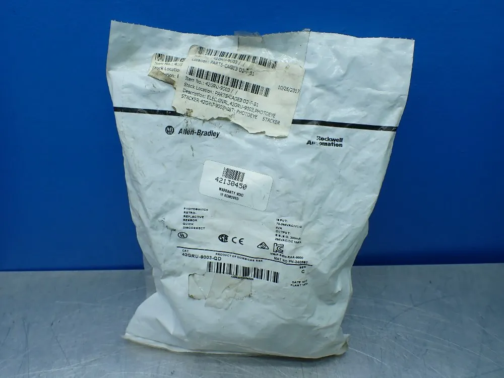 Allen-bradley Photoswitch Photoelectric Sensor. - 42gru-9003-qd