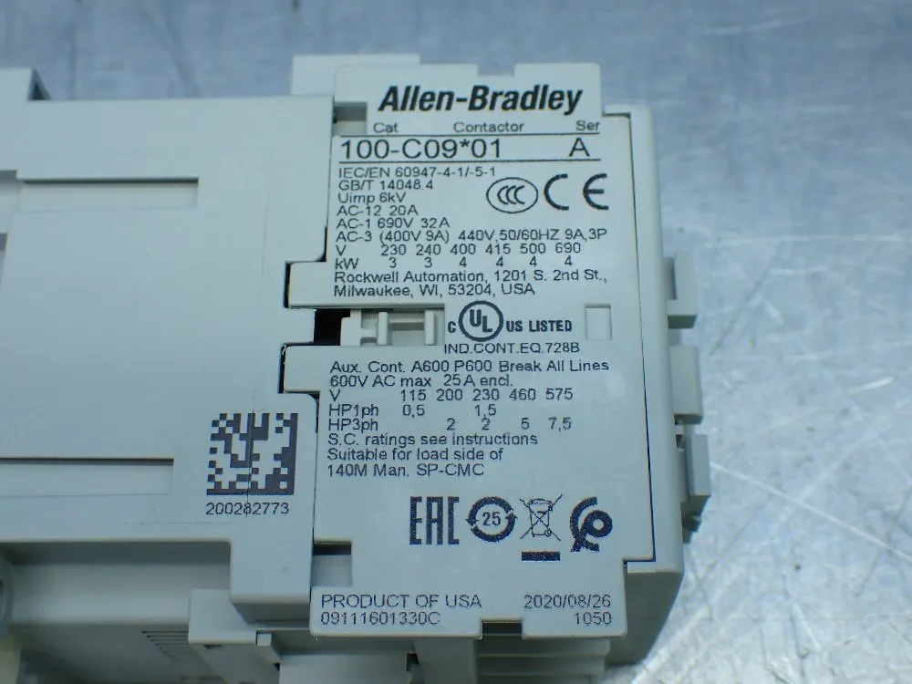Allen-bradley Contactor - 100-c09d01