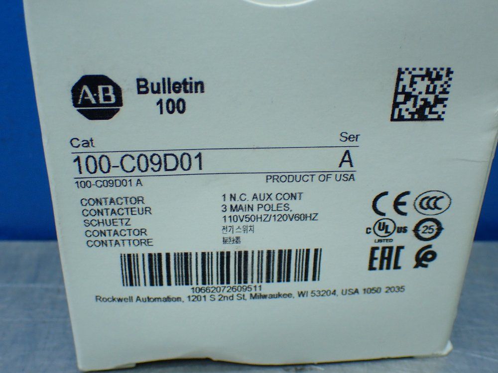 Allen-bradley Contactor - 100-c09d01
