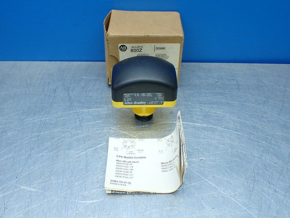 Allen-bradley 30mm Touch Button - 800z-gl3q5