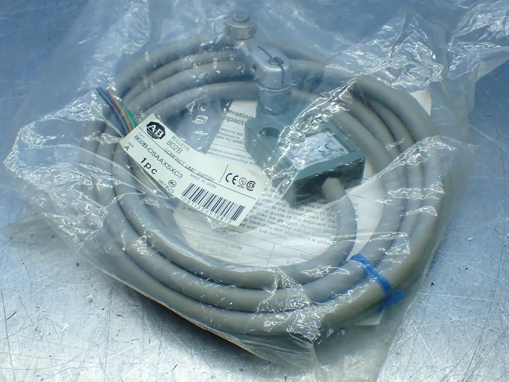 Allen-bradley Compact Limit Switch. - 802b-csaaxsxc3