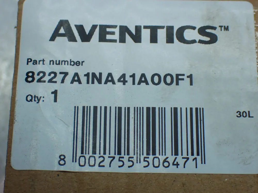 Aventics 3-10bar Poppet Valve. - 8227a1na41a00f1