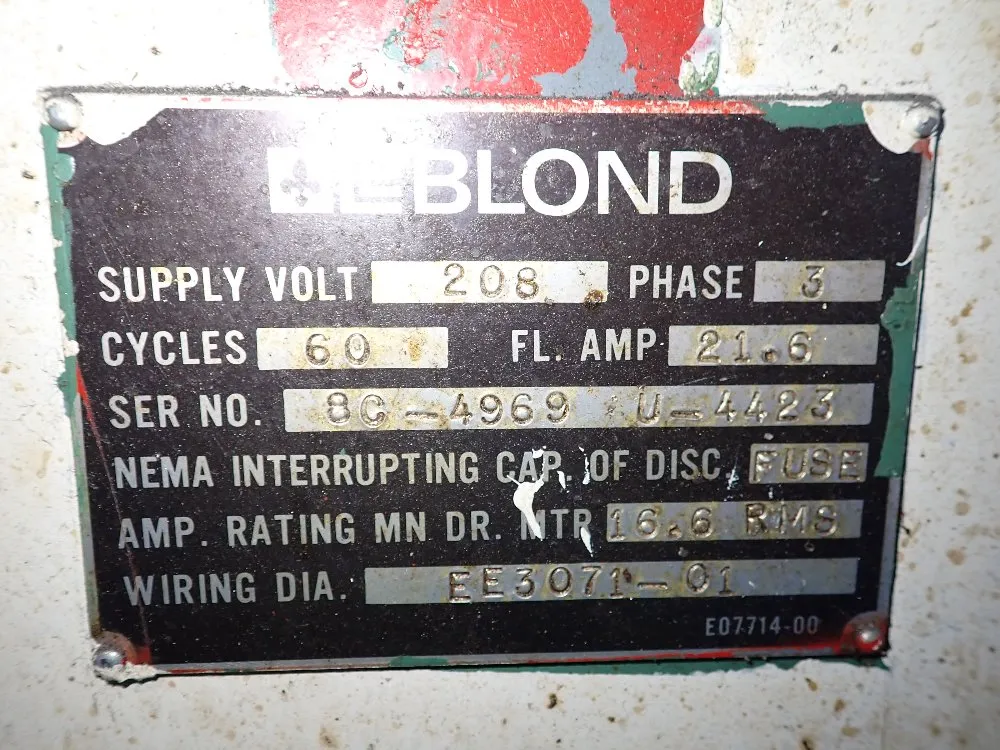 Leblond 16" X 32" Lathe