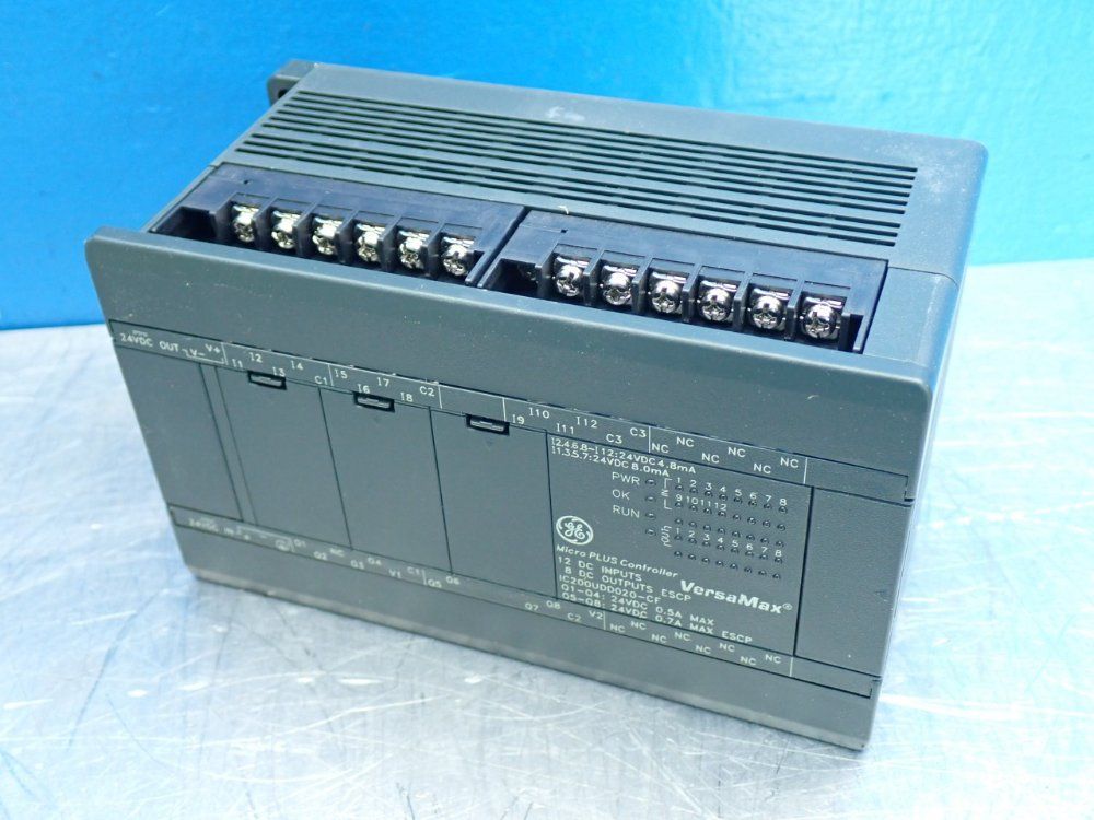 Ge Versamax 20-point Plc Micro Controller - Ic200udd020-cf