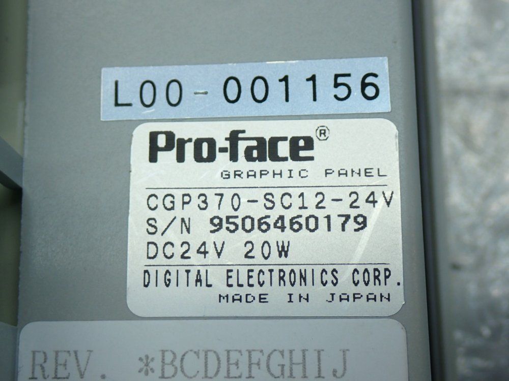 Proface Graphic Panel - Cgp370-sc12-24v