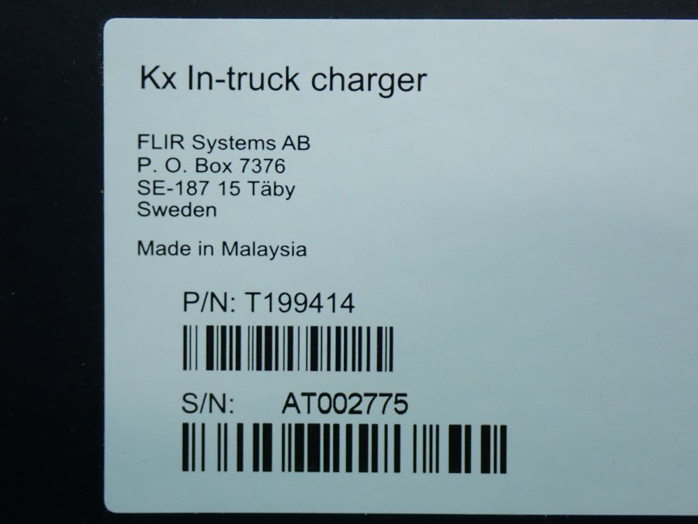 Flir Kx In-truck Charger Unit - T199414