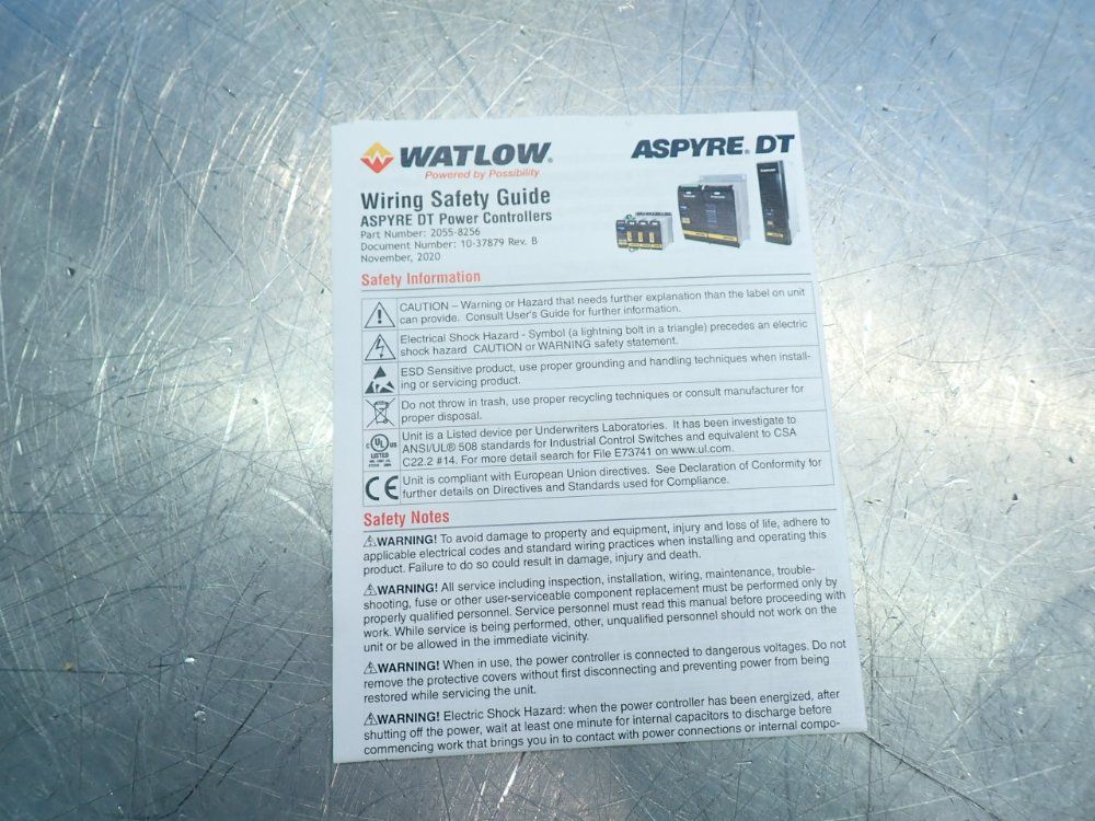 Watlow Aspyre Dt Scr Power Controller - Dt348-0354b-00aaa