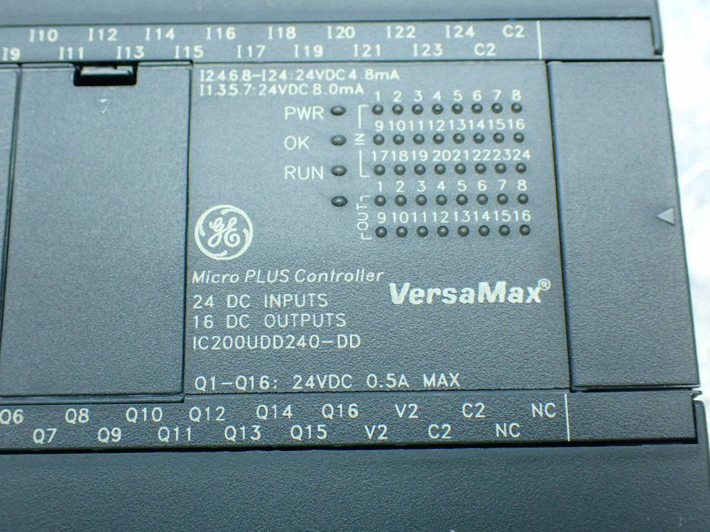 Ge Versamax Micro Plc 40 Point Dc/dc/dc - Ic200udd240-dd