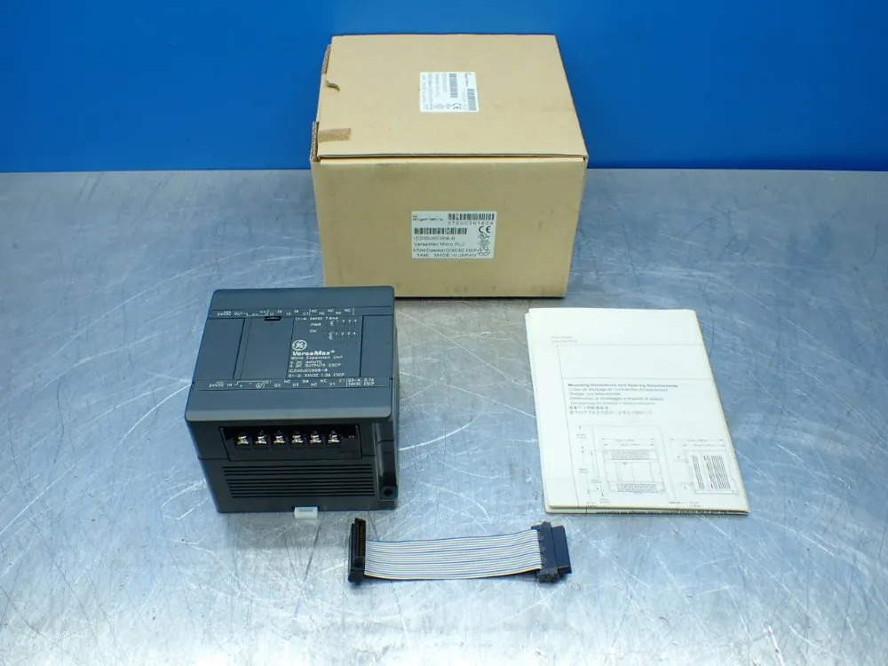 Ge Versamax Micro Plc 8-point Expansion Dc\dc\dc Escp - Ic200uec008-b