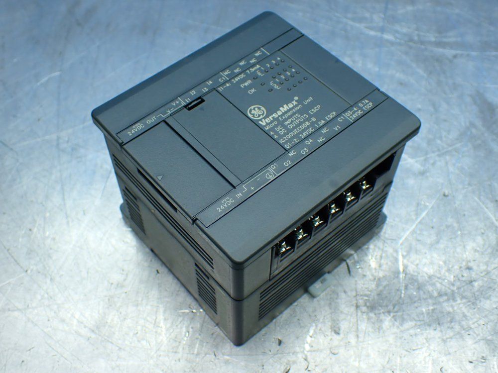 Ge Versamax Micro Plc 8-point Expansion Dc\dc\dc Escp - Ic200uec008-b