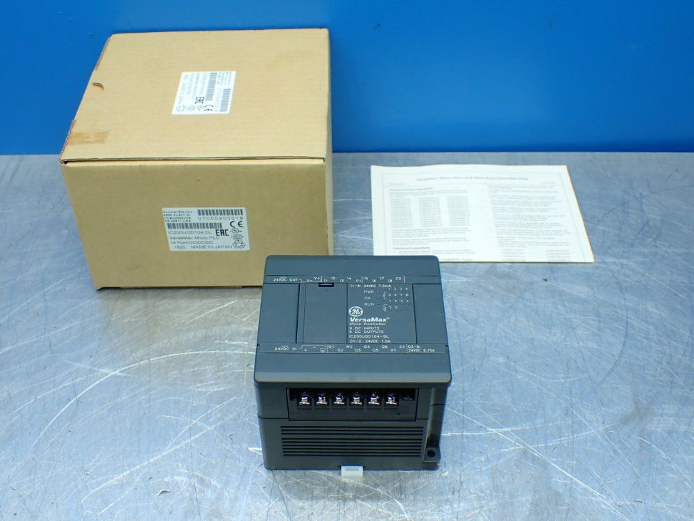 Ge Versamax Micro Plc 14-point Dc\dc\dc - Ic200udd104-dl