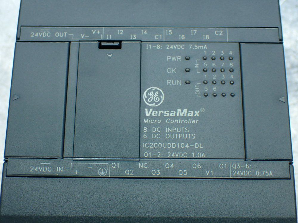 Ge Versamax Micro Plc 14-point Dc\dc\dc - Ic200udd104-dl