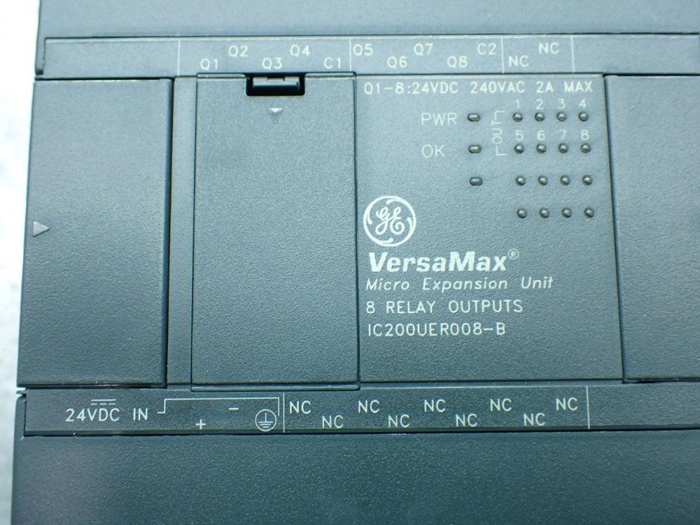 Ge Versamax Micro Plc 8-point Expansion Dc\relay - Ic200uer008-b