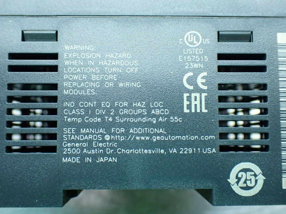 Ge Versamax Micro Plc 8-point Expansion Dc\relay - Ic200uer008-b