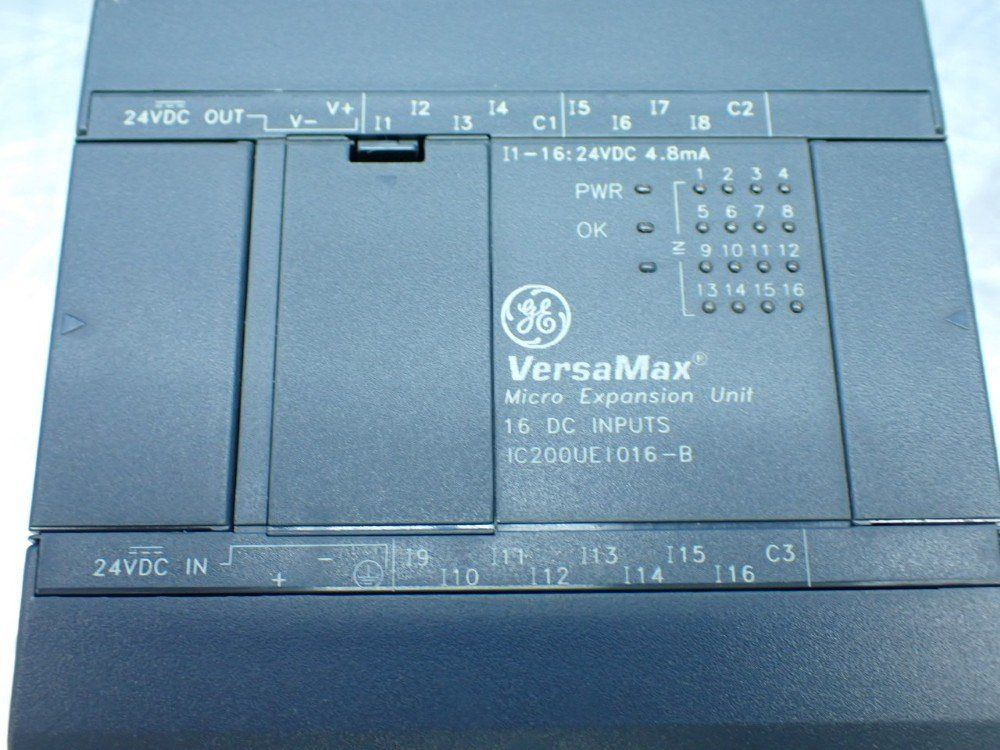Ge Versamax Micro Plc 16-point Expansion Dc\dc - Ic200uei016-b