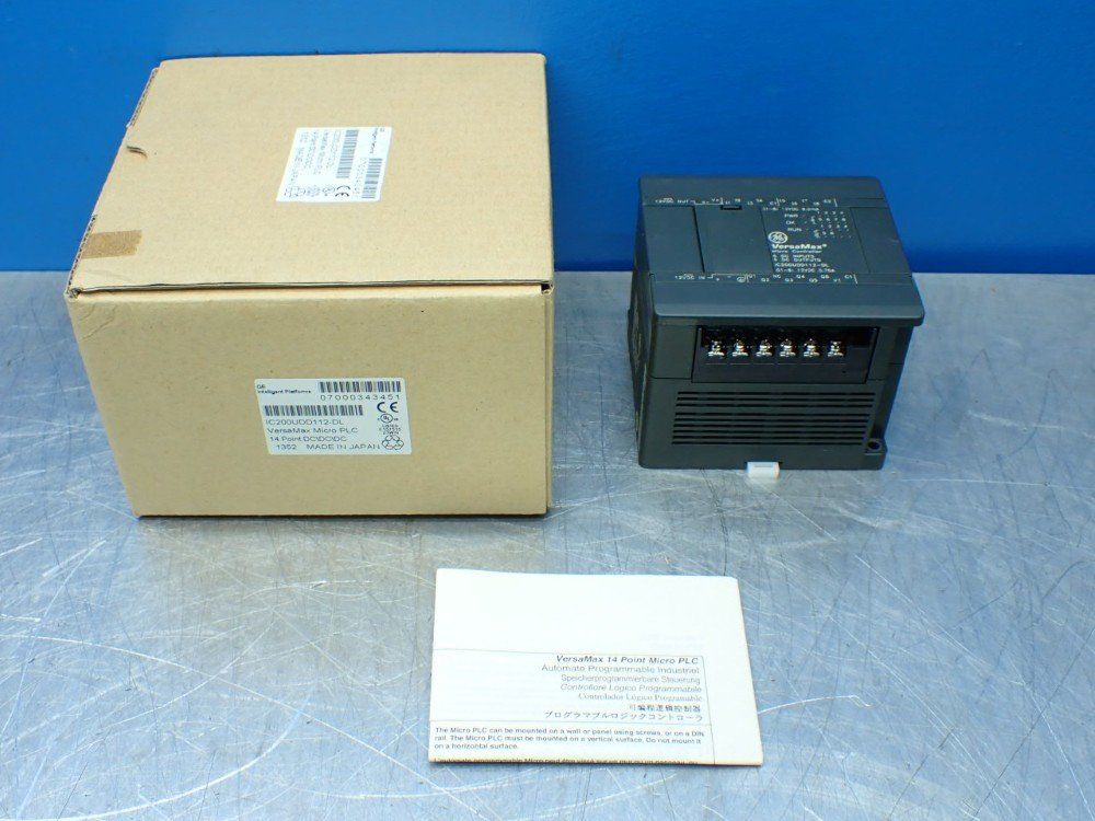 Ge Versamax Micro Plc 14-point Dc\dc\dc - Ic200udd112-dl