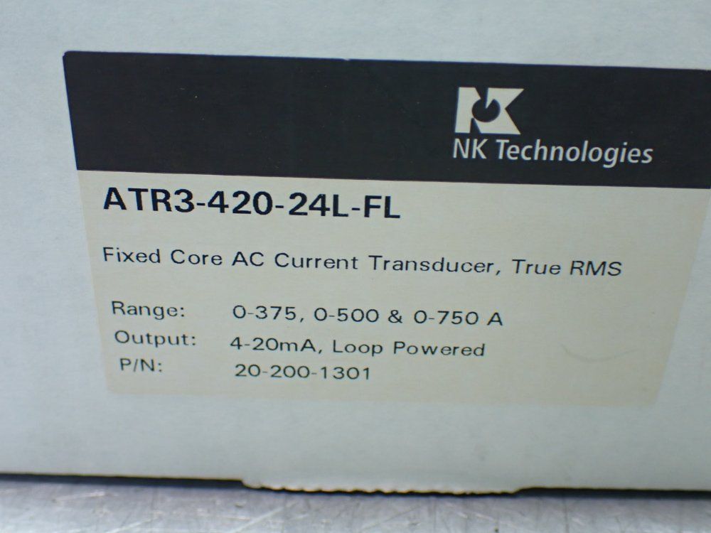 Nk Technologies Fixed Core Ac Current Transducer. - Atr3-420-24l-fl