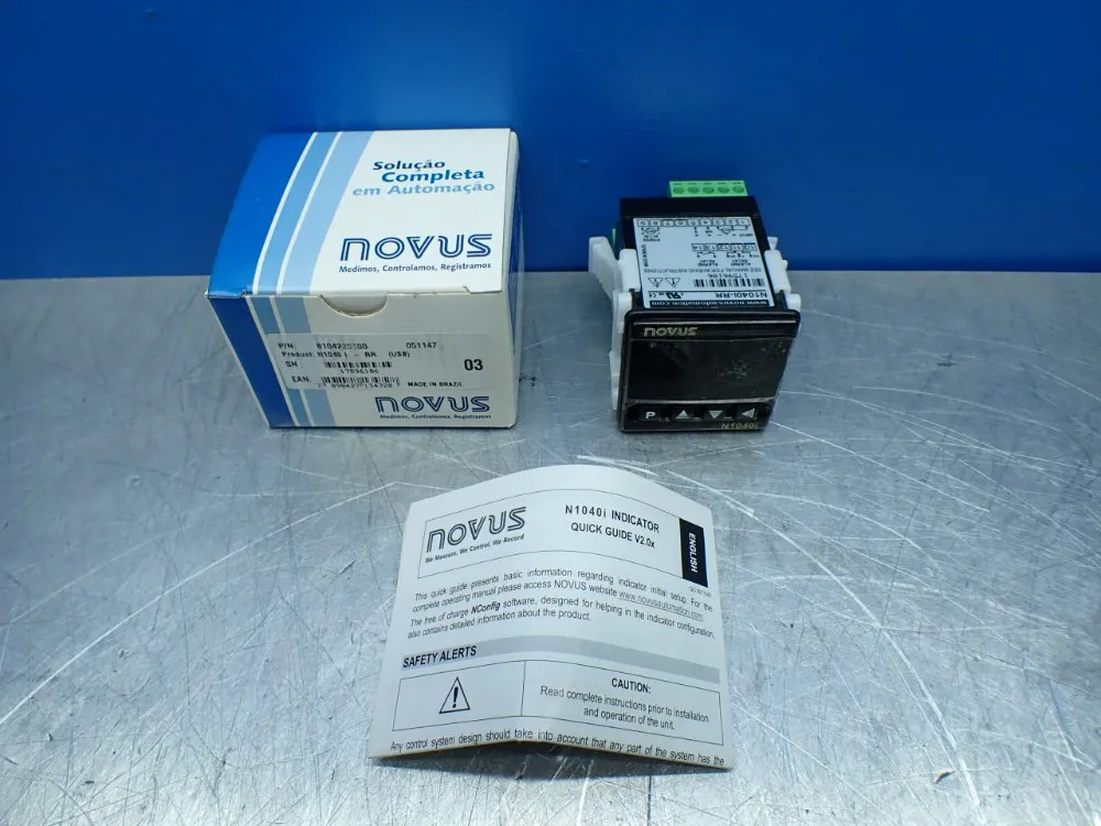 Novus Universal Indicator Panel Meter. - 8104220100