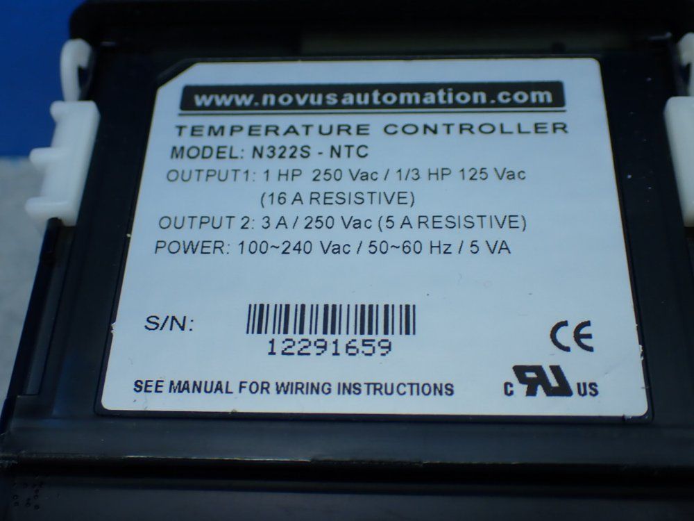 Novus Temperature/process Controller - 80322s3012