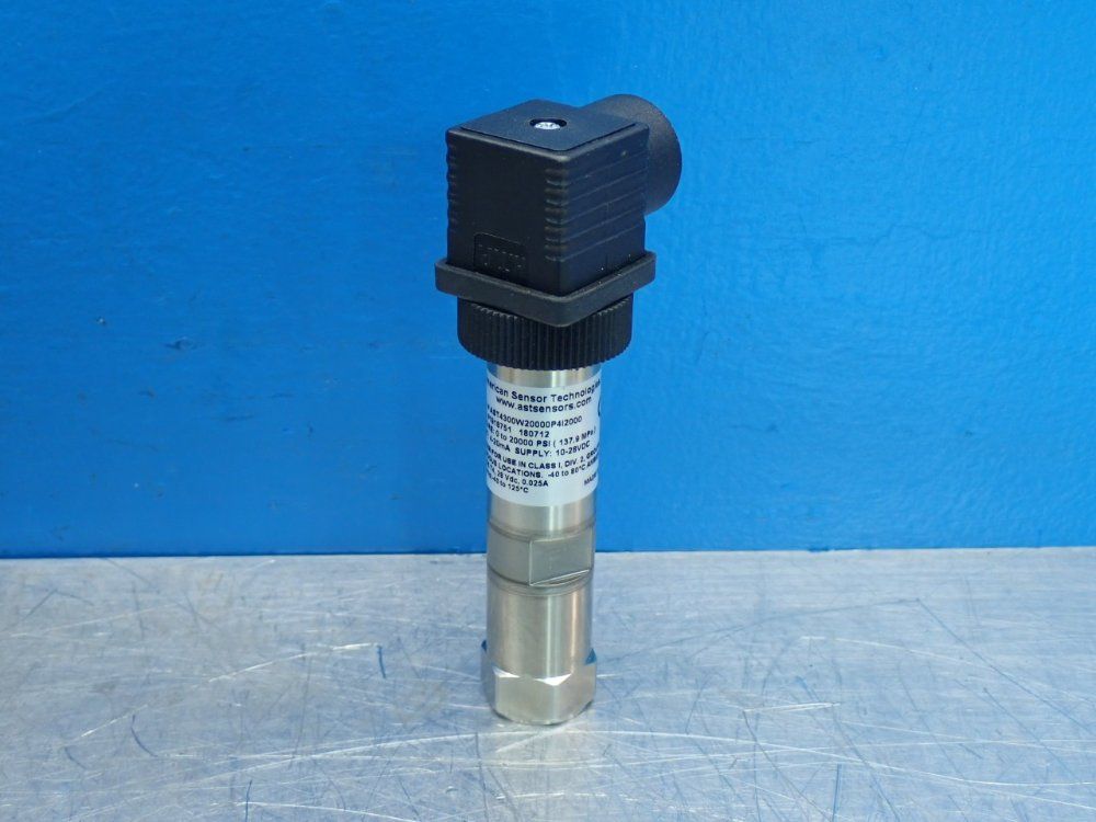 American Sensor Technologies Non-incendive Pressure Transducer - Ast4300w20000p4l2000