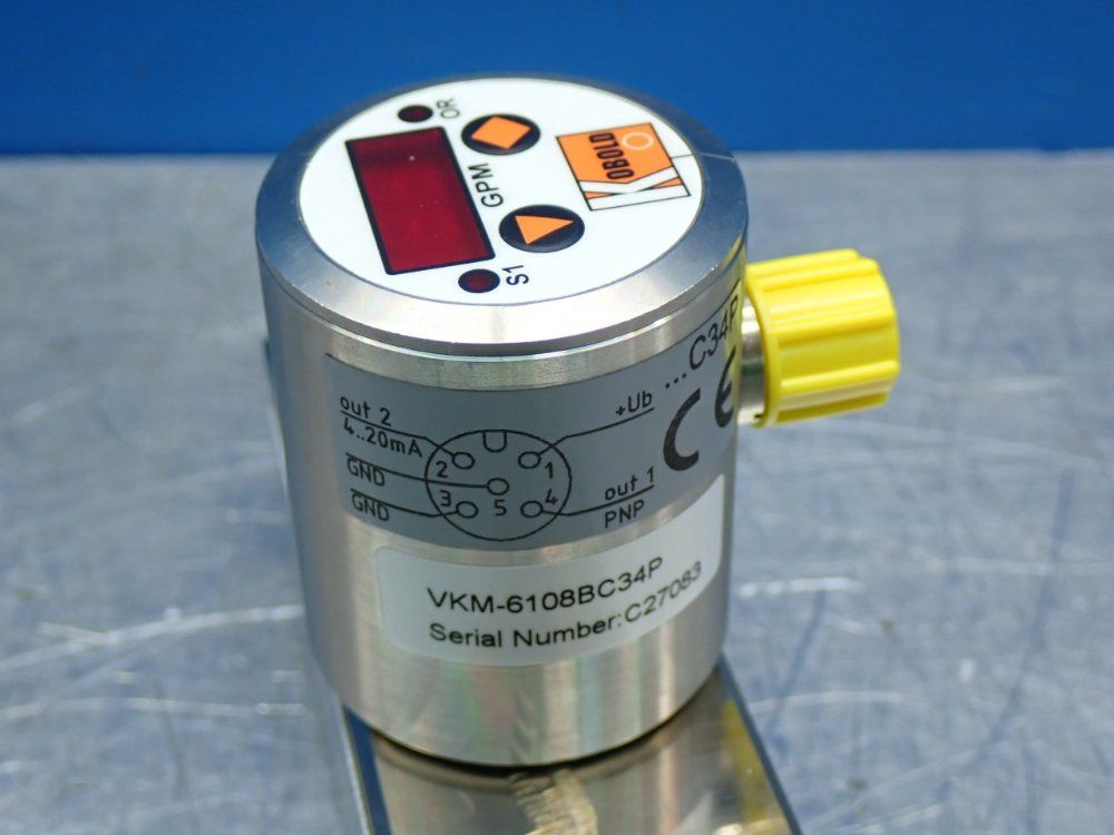 Kobold High Pressure Variable Area Flow Meter - Vkm-6108bc34p