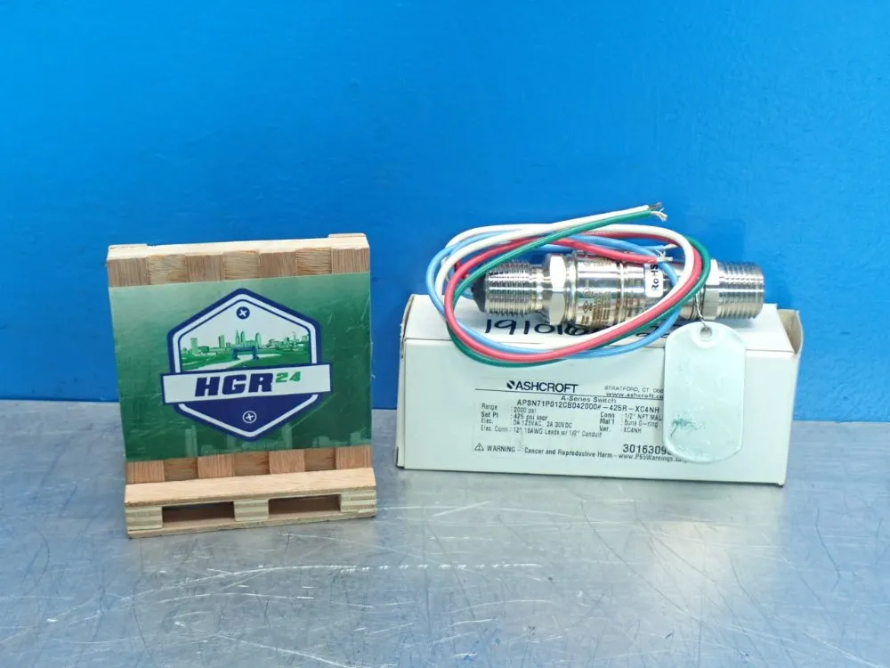 Ashcroft A-series Explosion Proof Pressure Switch - Apsn71p012cb042000