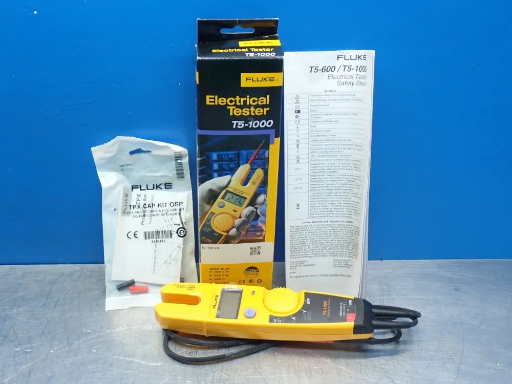 Fluke All-in-one Voltage / Continuity / Current Electrical Tester - T5-1000
