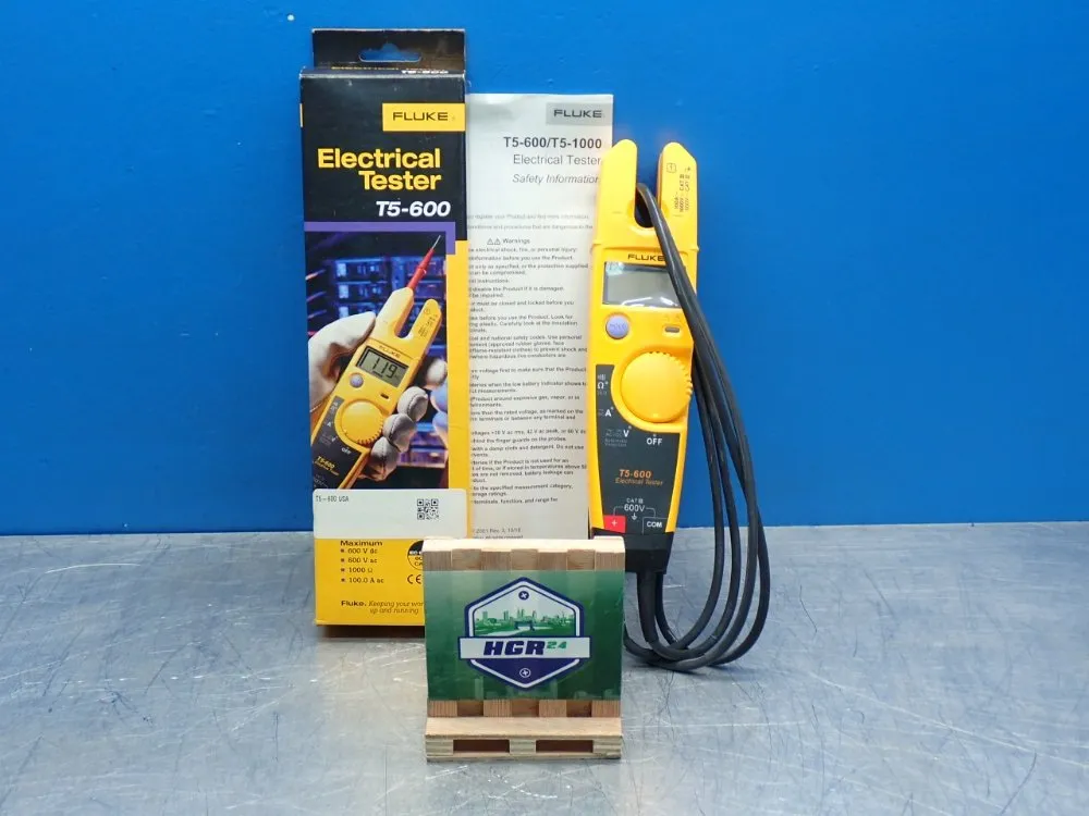Fluke All-in-one Voltage / Continuity / Current Electrical Tester Unit - T5-600