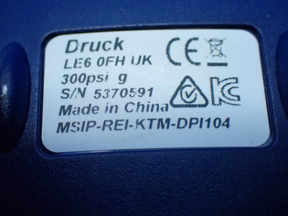 Druck Pressure Sensor/display - Dpi 104