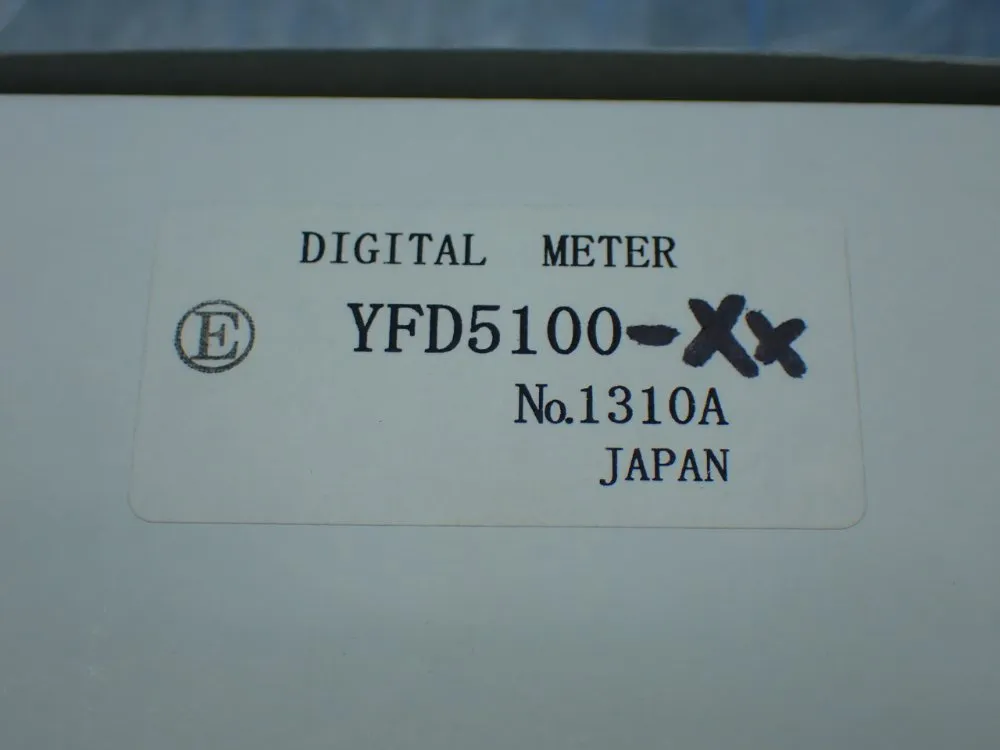 Fuji Electric 2 Panel Meters. - Yfd5100-xx