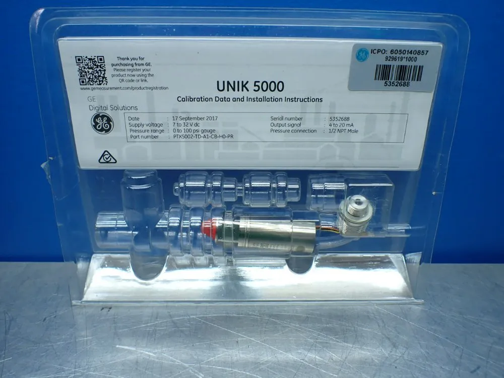 Ge Pressure Transmitter. - Ptx5002-td-a1-cb-h0-pr