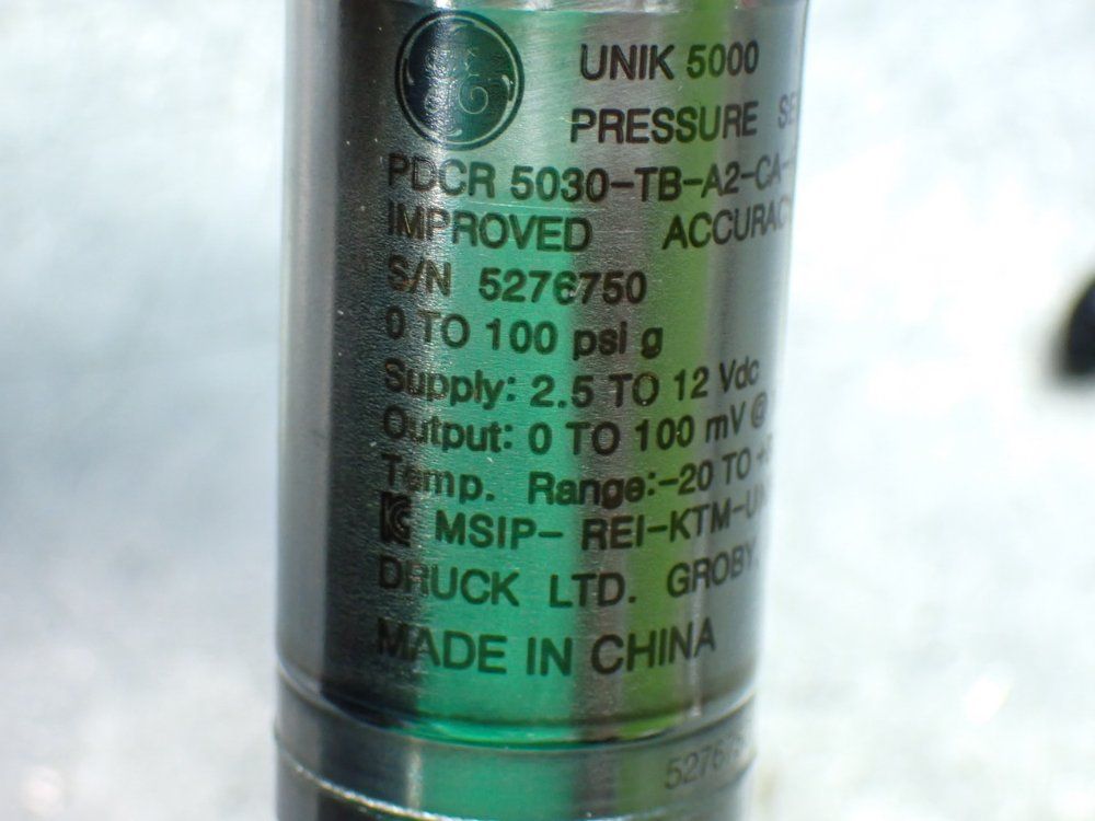 Ge Pressure Sensor - D5030-tb-a2-ca-h0-pf