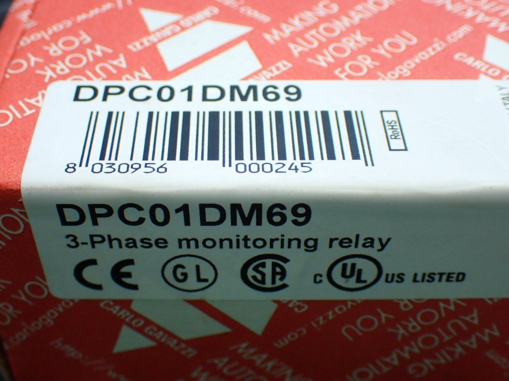 Carlo Gavazzi 3-phase Monitoring Relay - Dpc01dm69