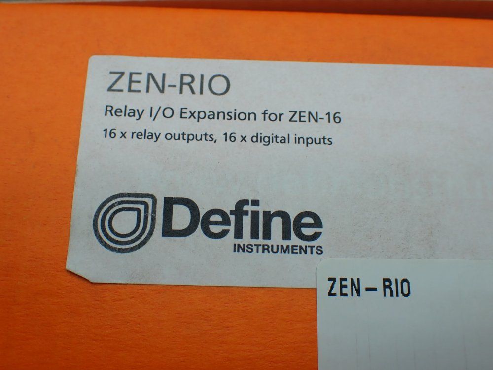 Define Relay I/o Expansion For Zen-16 - Zen-rio