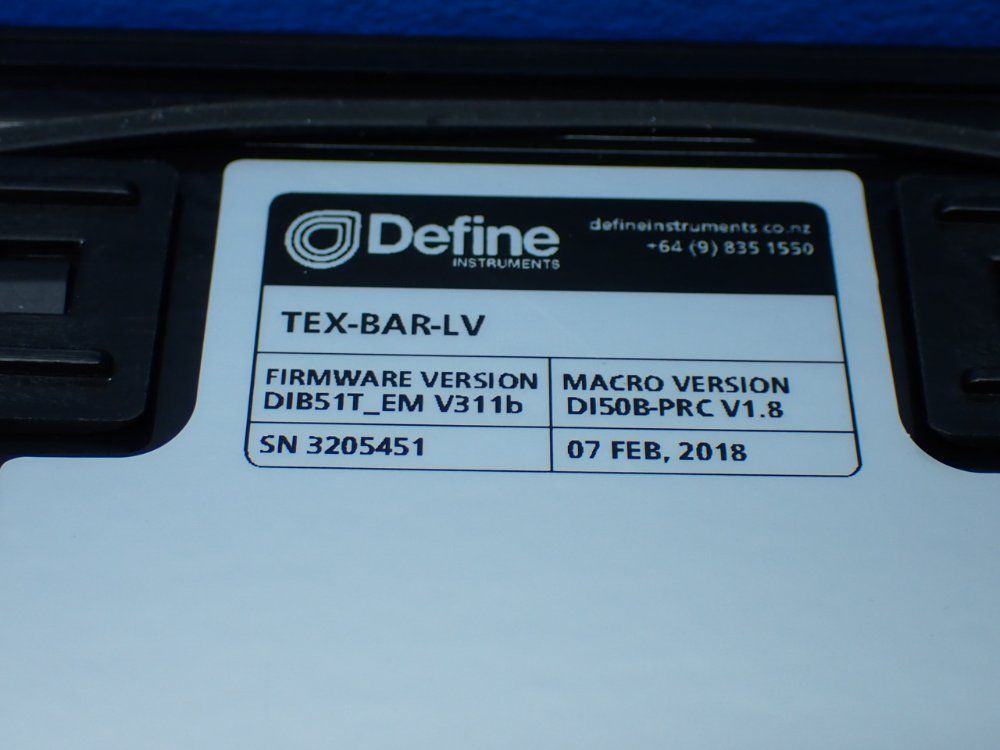 Define Bar Graph Controller. - Tex-bar-lv