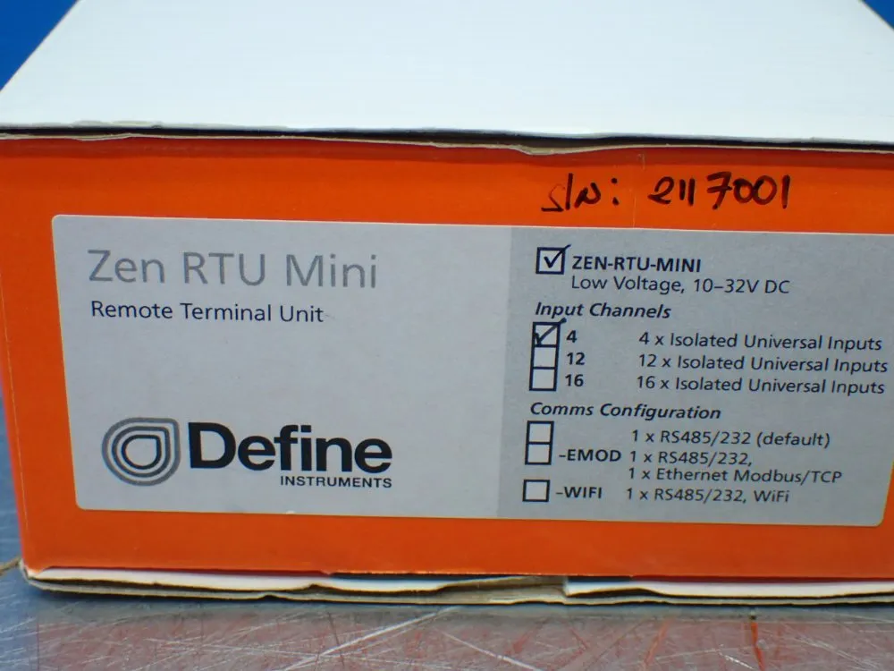 Define Isolated Universal Input Module - Zen Rtu Mini 4