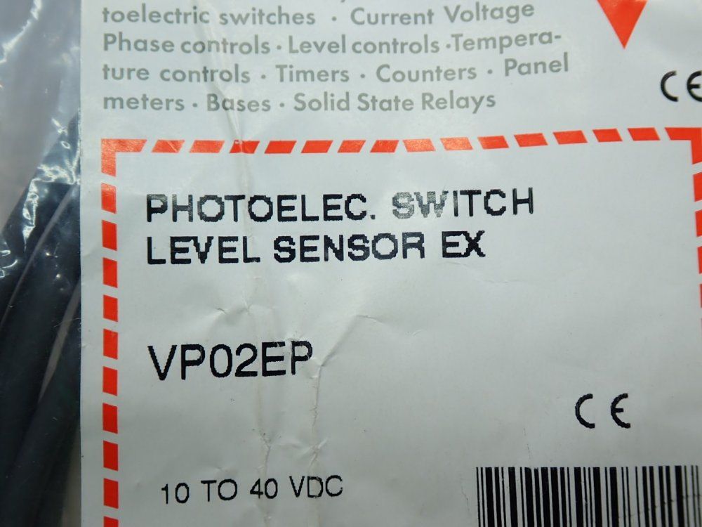 Carlo Gavazzi Photoelectric Level Sensor Switch - Vp02ep