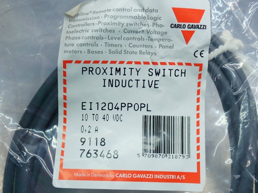 Carlo Gavazzi Inductive Proximity Sensor Switch - Ei1204pp0pl