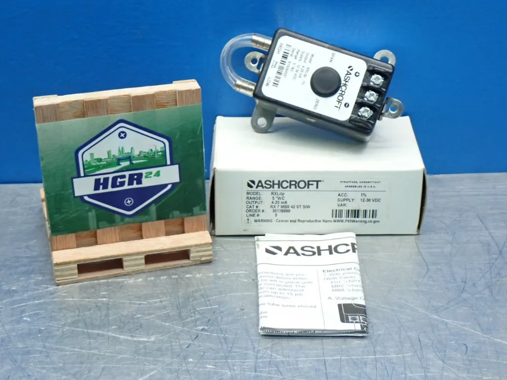 Ashcroft Differential Pressure Transducer - Rxldp