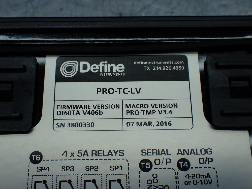 Define Quad Channel Thermocouple Controller - Pro-tc-lv