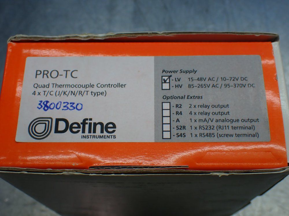 Define Quad Channel Thermocouple Controller - Pro-tc-lv
