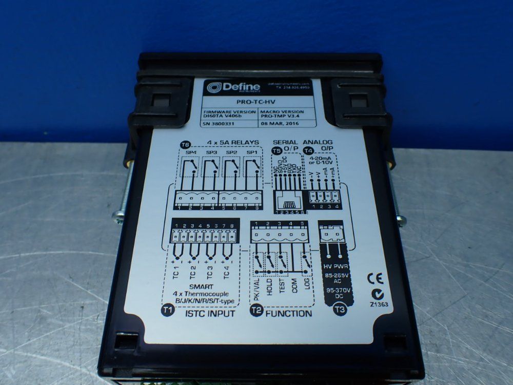 Define Quad Channel Thermocouple Controller - Pro-tc-hv