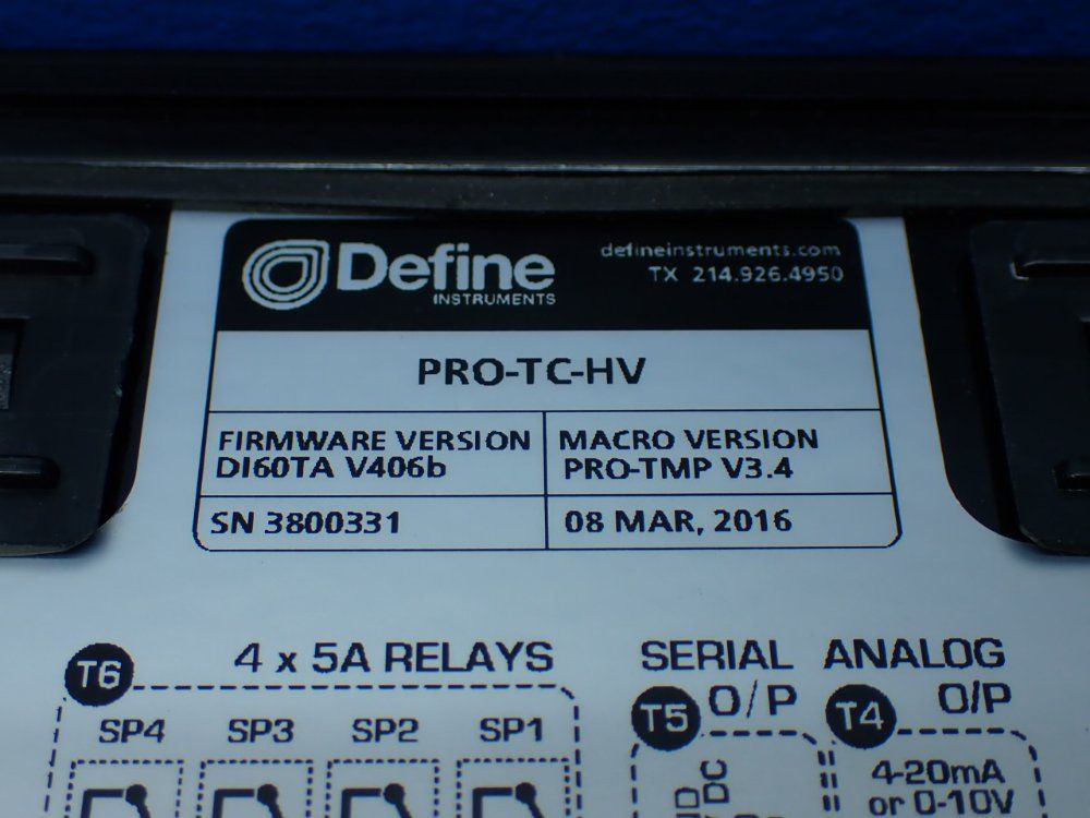 Define Quad Channel Thermocouple Controller - Pro-tc-hv