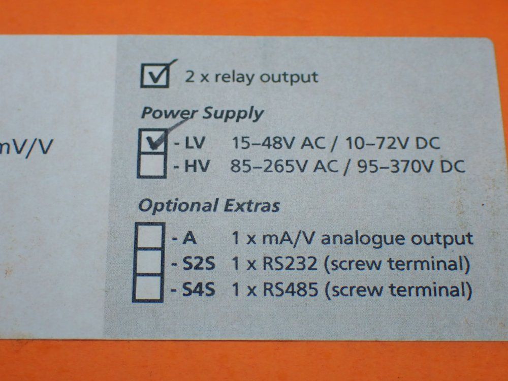 Define Loadcell Batching Controller - Sc-wei-r2-lv