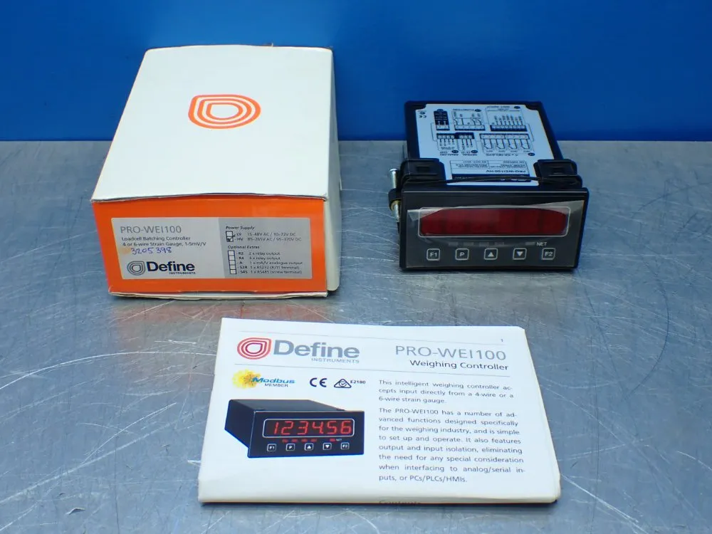 Define Loadcell Batching Controller - Pro-wei100-hv